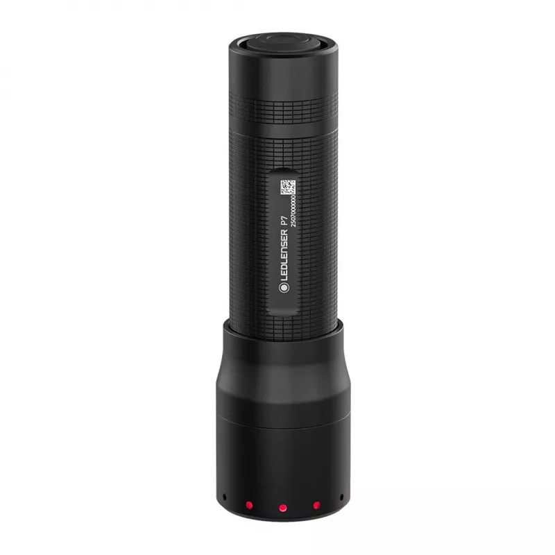 Ledlenser P7 musta käsivalaisin LED