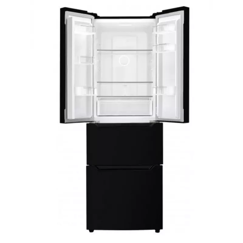 French-Door-jääkaappi-pakastin Sam Cook PSC-WG-1020AA/B 351 l, energiatehokkuusluokka E, musta