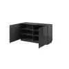 Cama Sideboard 2D REJA grafiitinharmaa kiiltävä/grafiitinharmaa kiiltävä