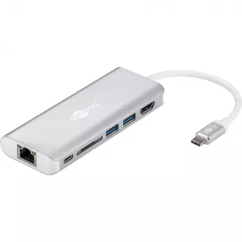 Wentronic goobay - telakointiasema - (USB-C) - 10Mb LAN (76788)