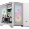 Corsair 2500D AIRFLOW Micro ATX Dual Chamber PC-kotelo – valkoinen CC-9011264-WW