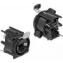 DeLOCK D-Type-moduuli RJ45 naaras juotettava musta naaras 25 mm