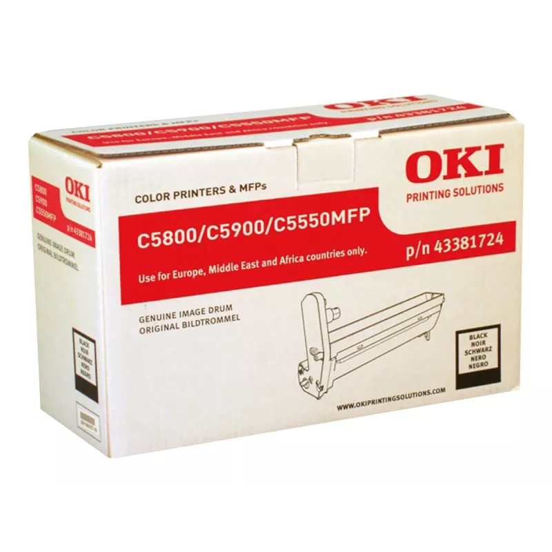 OKI kuvatrumpu musta C5800 C5900 C5550MFP 20000 sivua
