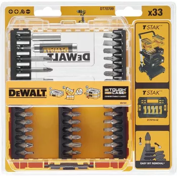 DeWALT DT70709-QZ ruuvauskärjet 33 kpl