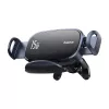 Baseus LightChaser BS-CM029 15 W langattomasti lataava autopuhelinteline tuuletusaukkoon, musta