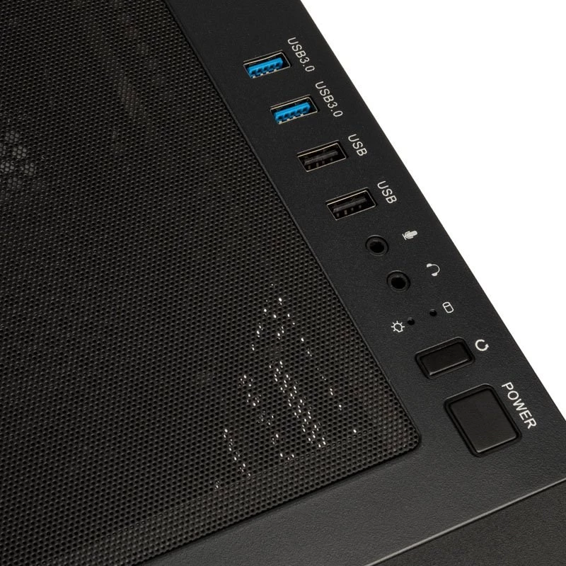 Kolink UNITY MESHBAY ARGB -tietokonekotelo Midi Tower musta