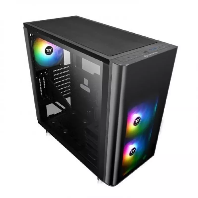 Thermaltake View 31 TG - ARGB Edition - MIDI Tower - ATX - ilman virtalähdettä (PS/2) - musta - USB/audio