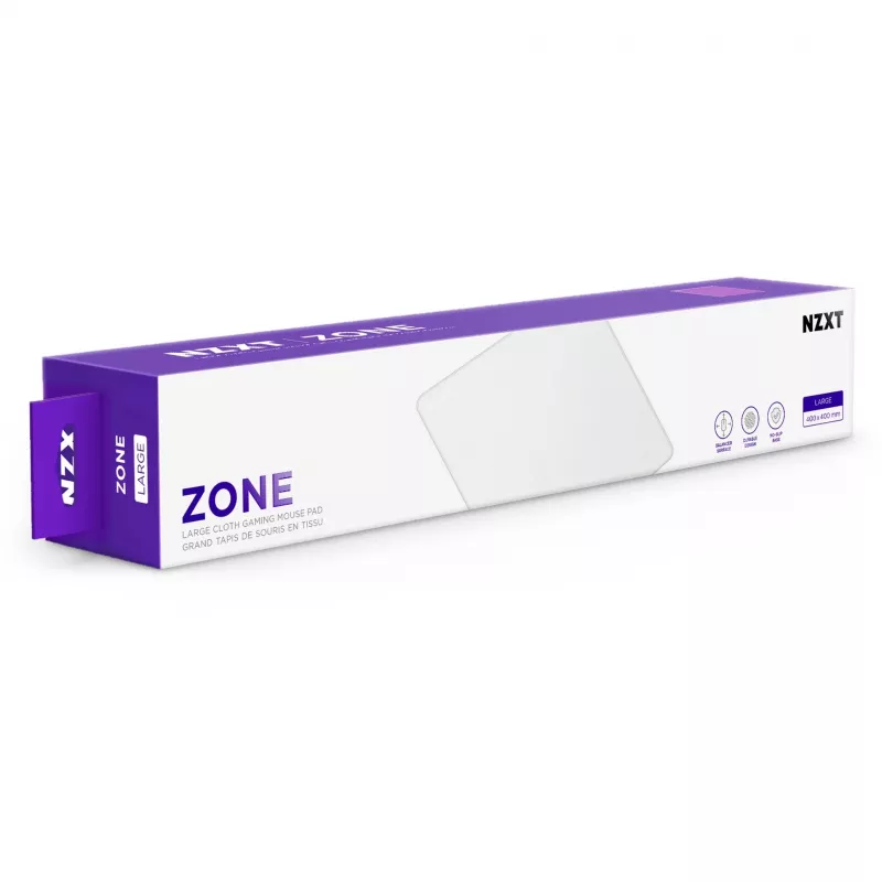 NZXT Zone hiirimatto suuri 400x400mm valkoinen MM-LRGSP-WH retail