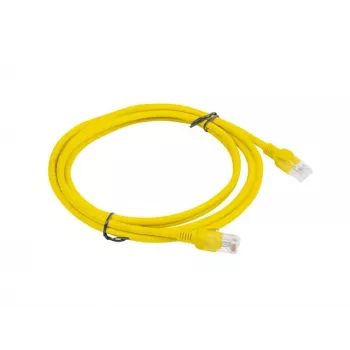 PATCHCORD Cat.5E UTP 2M keltainen FLUKE PASSED LANBERG 10-PACK
