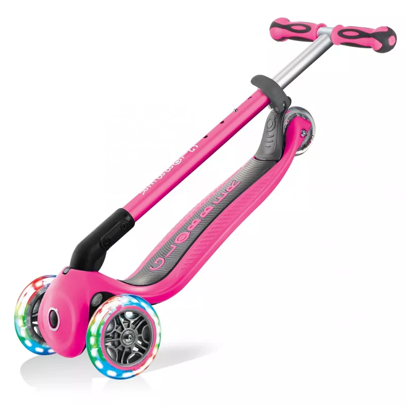 Globber | potkulauta | pinkki | Scooter Go Up Deluxe Lights