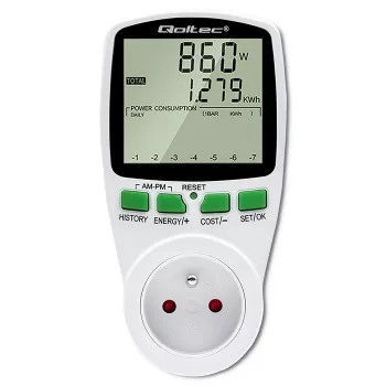 Tehomittari QOLTEC PM0627 3680W historiatoiminnolla — QOLTEC PM0627 3680W