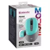 Defender Feam MM-296 52294 langaton hiiri, hiljainen napsautus, optinen, 1600 DPI, USB, minttu