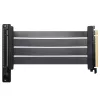 PHANTEKS PCI-E 4.0 x16 Riser Flat Line kaapeli, 90 astetta, 22 cm - musta