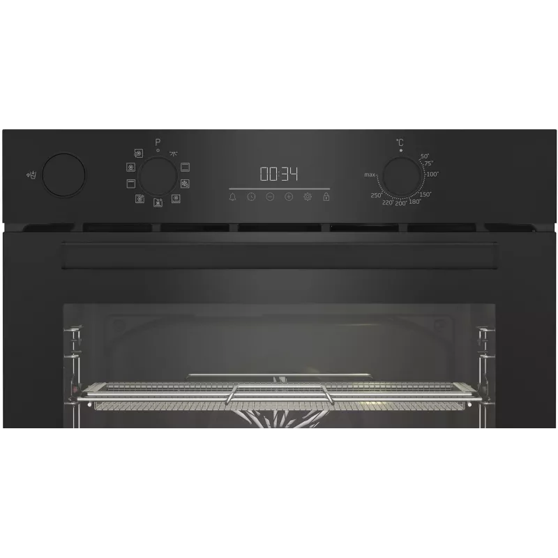 Kalusteisiin asennettava sähköuuni BEKO BBIS17300BSEA, 60 cm, 72 L, monitoiminen, SteamAid™, Airfry, A+
