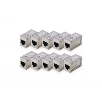Digitus CAT 6 modulaariset liittimet suojatut 10 kpl RJ-45 kultakontaktit