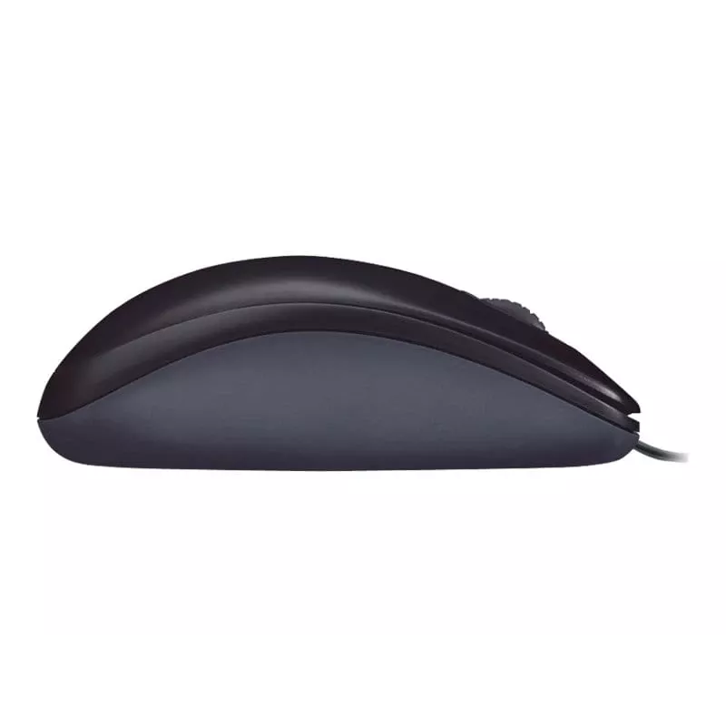 Logitech M90 johdollinen optinen toimistohiiri — 1000 DPI, molempikätinen, USB Type-A, musta