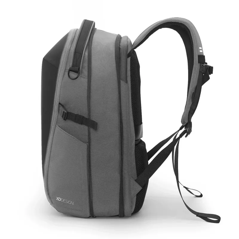 Reppu XDDESIGN Bizz harmaa P705.932 – vedenpitävä, kevyt kaupunkireppu
