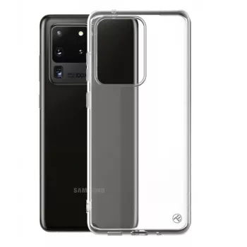 Tellur älypuhelimen silikonikotelo Samsung S20 Ultra, läpinäkyvä