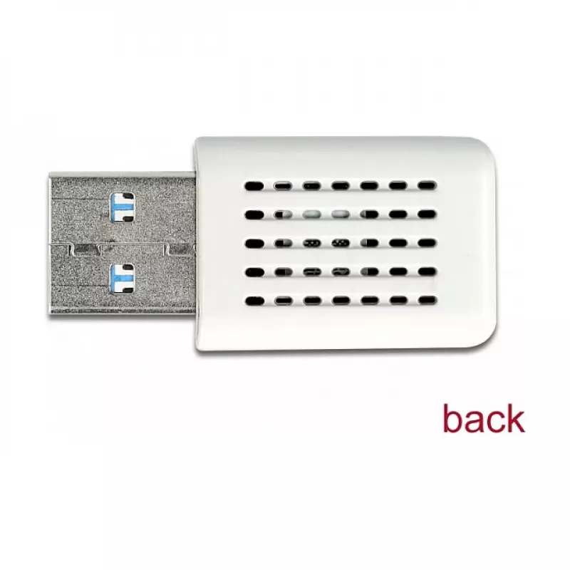 WLAN-verkkokortti DeLOCK 12770 USB 5000 Mbit/s langaton valkoinen