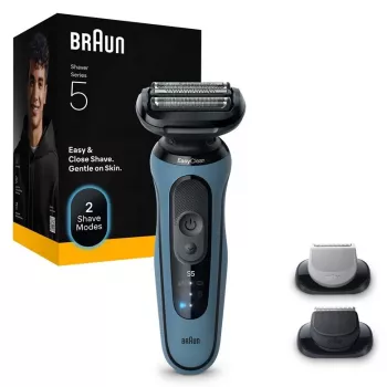 Sähköparranajokone BRAUN Series 5 malli 52-A1650s, vaaleansininen