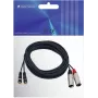 Omnitronic 3022522E audiokaapeli 6 m 2 x XLR (3-pin) 2 x RCA musta (3022522E)