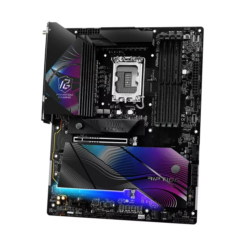 Emolevy ASRock Z890 Riptide WiFi — Intel Z890, LGA1851, ATX, DDR5, 4 DIMM, Wi‑Fi 7, 2.5Gb LAN, Thunderbolt 4