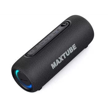 Kaiutin TRACER MaxTube 20W TWS Bluetooth, musta — kannettava langaton ääni, stereotoisto