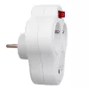 Sähköinen kaksoispistorasiahajotin MACLEAN MCE336E 2 USB-liitännällä, tyyppi E