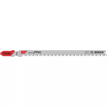 Bosch T 302 H Clean for PVC pistosahanterä, 132 mm, suurin leikkaussyvyys 65 mm, 5 kpl