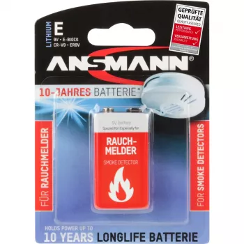 Kertakäyttöparisto Ansmann 9V litium