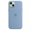 Apple iPhone 15 Plus silikonikuori MagSafe-yhteensopiva - talvisininen