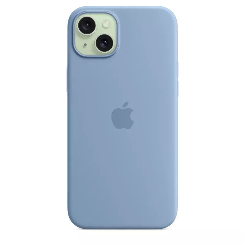 Apple iPhone 15 Plus silikonikuori MagSafe-yhteensopiva - talvisininen