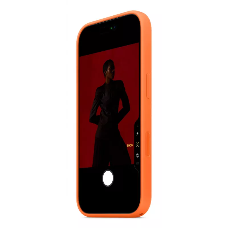 Silikonikuori Apple iPhone 17 Pro MagSafe oranssi kuori