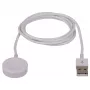 Akyga AK-SW-15 magneettinen latauskaapeli Apple Watchille, USB, 1 m, valkoinen (AK-SW-15)