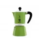 Bialetti Rainbow mokkapannu musta, vihreä