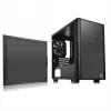 Thermaltake Versa H17 micro tower musta