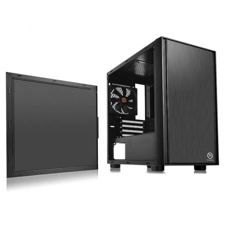 Thermaltake Versa H17 micro tower musta