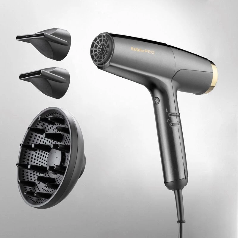BaByliss Falco BAB8550E ammattimainen hiustenkuivaaja 2000 W musta