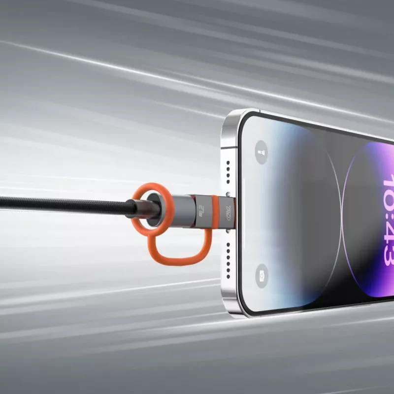 USB-C - Lightning -sovitin 4smarts 541522, 27W PD, 2 kpl:n pakkaus