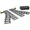 Rakennussarja LEGO City 60238 – raiteenvaihde ja tarvikkeet leikkisarjoihin