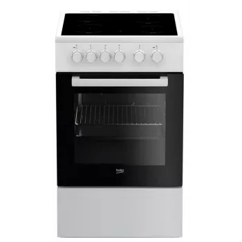 Beko FSS57000GW liesi erillinen liesi sähkö keraaminen keittotaso musta, valkoinen
