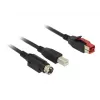 USB-kaapeli DeLOCK 85489 USB 2.0 3 m USB B, musta