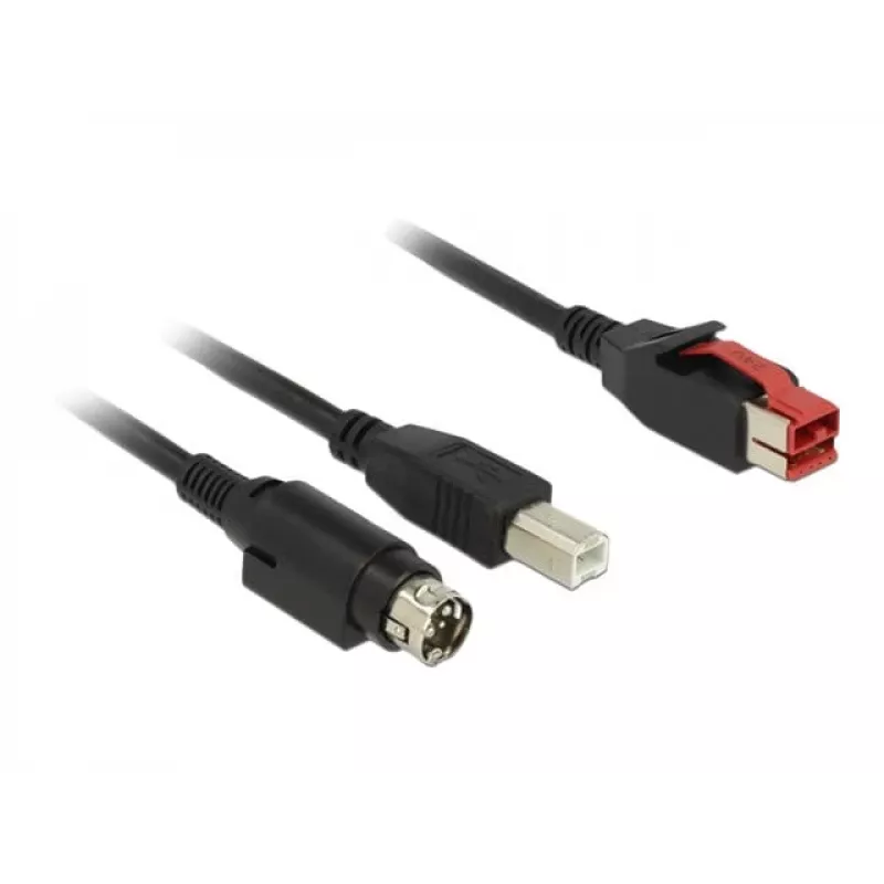 USB-kaapeli DeLOCK 85489 USB 2.0 3 m USB B, musta