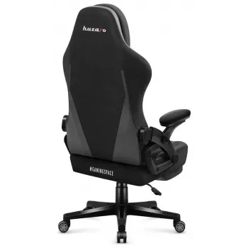 Gaming-tuoli huzaro Force 4.6 — ergonominen kangasistuin, korkeussäädettävä, kallistuva, lannerangan tuki, 130 kg enintään, istuimen leveys 41 cm
