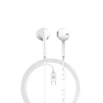 Tellur Basic Urbs Type-C in-ear-kuulokemikrofoni valkoinen