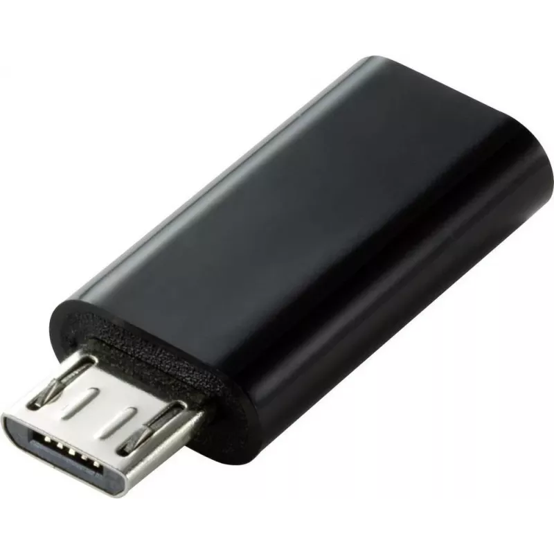 Renkforce RF-4472838 kaapeli-liitäntä-/sukupuolenmuunnin Micro-USB-B USB Type-C musta (RF-4472838)