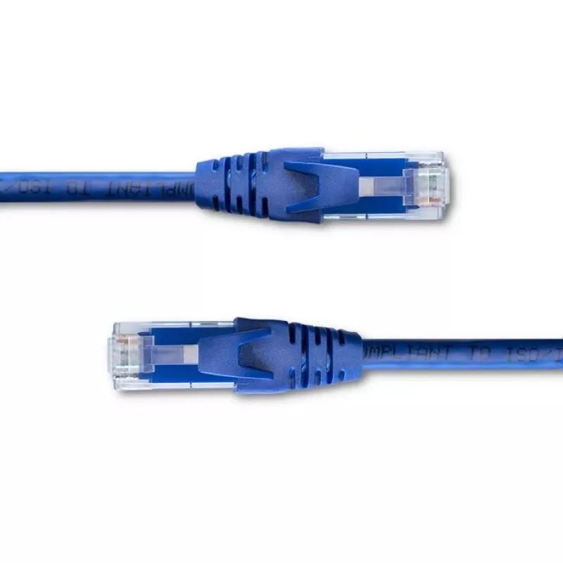 Verkkokaapeli QOLTEC 54534 2xRJ45 UTP CAT6 5m musta