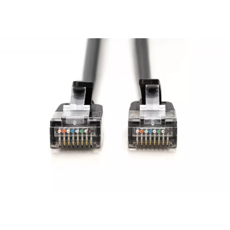 Verkkokaapeli Digitus CAT 6A luokka Ea F/FTP 5 m musta