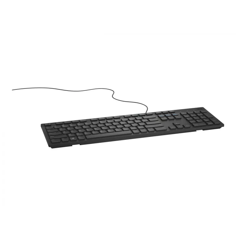 Langallinen täysikokoinen näppäimistö Dell KB216 — QWERTY pohjoismainen asettelu, musta, USB