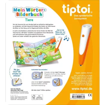 tiptoi Mein Wörter-Bilderbuch: Tiere, oppikirja